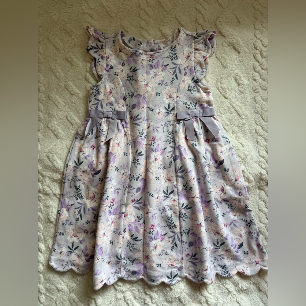 Floral Lavender Kids Dress